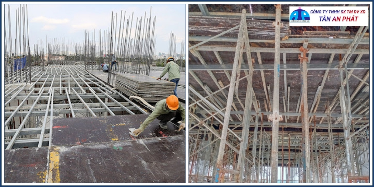 Đảm bảo hệ chống đỡ chắc chắn và ổn định