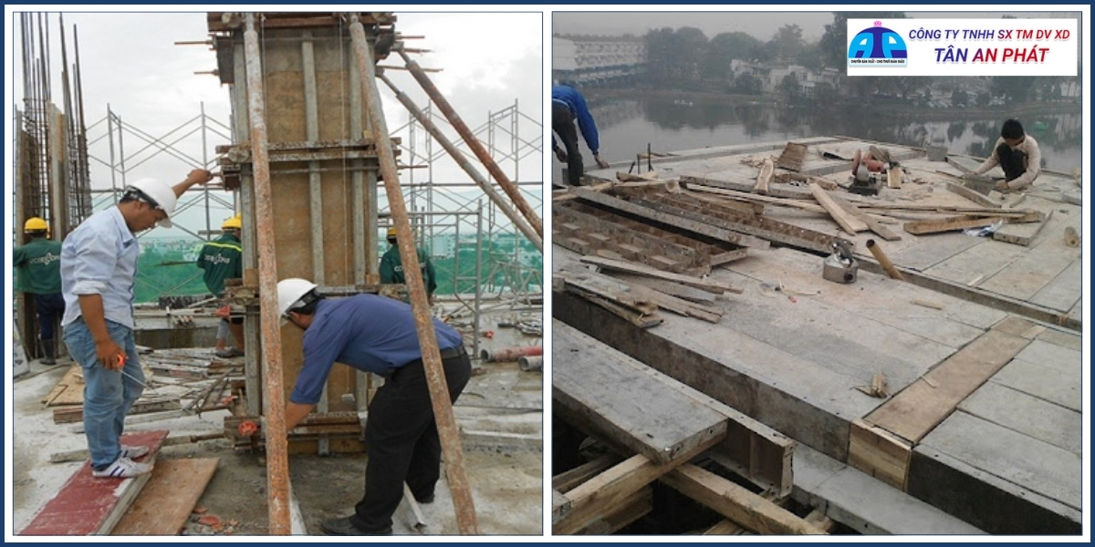 Lưu ý an toàn khi tháo dỡ cốp pha