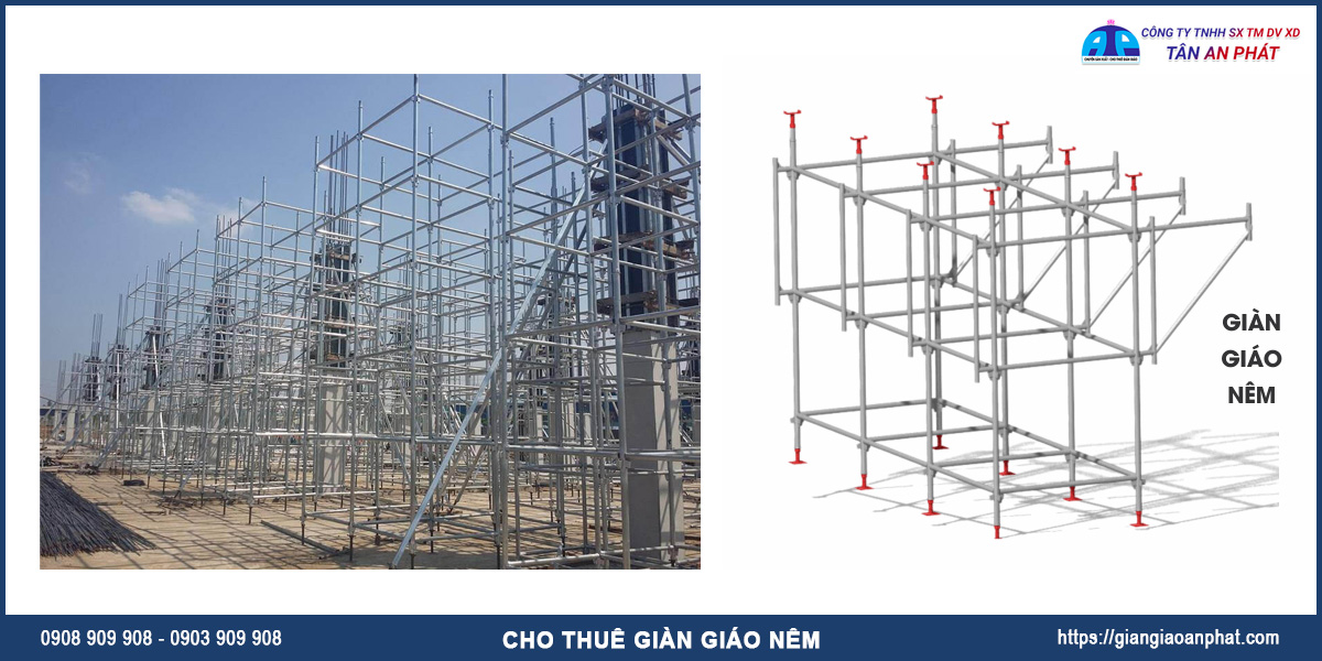 Ưu điểm khi thuê giàn giáo nêm